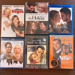 Romance Movie Lot 6 Films New The Holiday What Happens in Vegas Alfie Lucky One